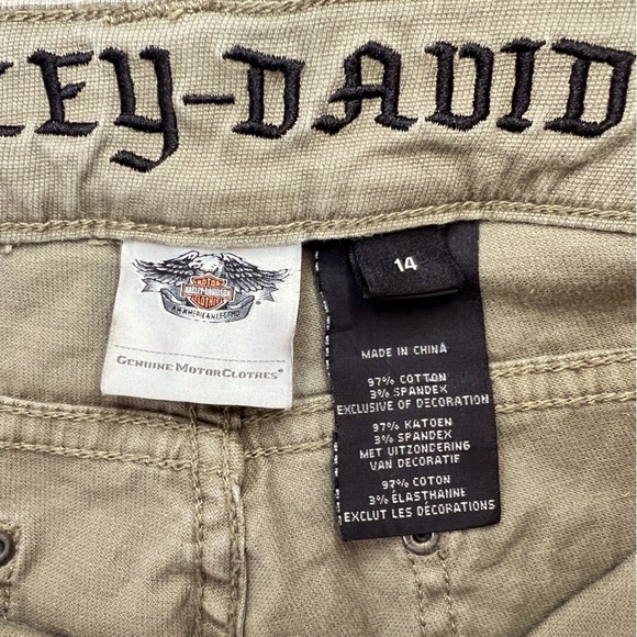 Harley Davidson Women’s Low Rise Moto Skinny Pants - Picture 10 of 11